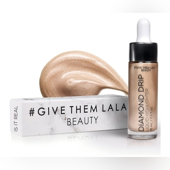 Give Them Lala Beauty Diamond Drip Liquid Highlighter in Is It Real?BNIB - Picture 5 of 9